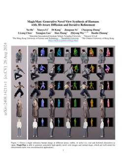 MagicMan: Generative Novel View Synthesis of Humans with 3D-Aware
  Diffusion and Iterative Refinement