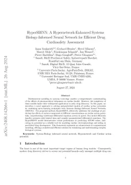 HyperSBINN: A Hypernetwork-Enhanced Systems Biology-Informed Neural Network for Efficient Drug Cardiosafety Assessment
