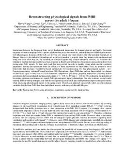 Reconstructing physiological signals from fMRI across the adult lifespan