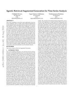 Agentic Retrieval-Augmented Generation for Time Series Analysis