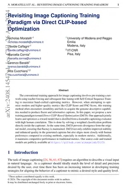 Revisiting Image Captioning Training Paradigm via Direct CLIP-based
  Optimization