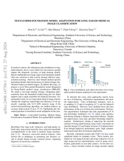 Text-guided Foundation Model Adaptation for Long-Tailed Medical Image
  Classification