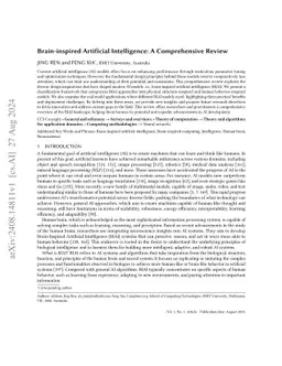 Brain-inspired Artificial Intelligence: A Comprehensive Review