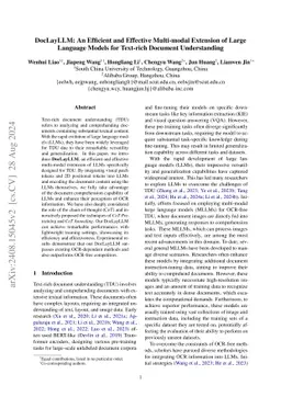 DocLayLLM: An Efficient Multi-modal Extension of Large Language Models for Text-rich Document Understanding