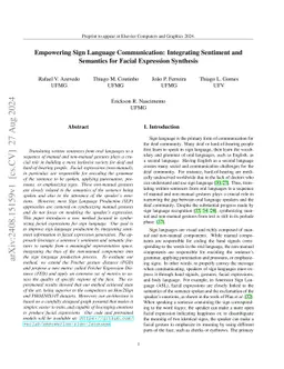 Empowering Sign Language Communication: Integrating Sentiment and
  Semantics for Facial Expression Synthesis