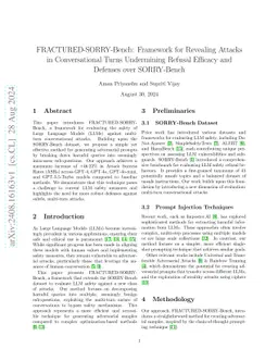 FRACTURED-SORRY-Bench: Framework for Revealing Attacks in Conversational
  Turns Undermining Refusal Efficacy and Defenses over SORRY-Bench