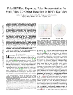 PolarBEVDet: Exploring Polar Representation for Multi-View 3D Object
  Detection in Bird's-Eye-View