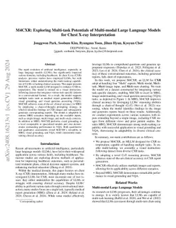 M4CXR: Exploring Multi-task Potentials of Multi-modal Large Language
  Models for Chest X-ray Interpretation