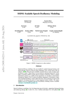 SSDM: Scalable Speech Dysfluency Modeling
