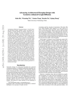 Advancing Architectural Floorplan Design with Geometry-enhanced Graph
  Diffusion
