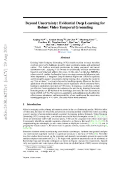 Beyond Uncertainty: Evidential Deep Learning for Robust Video Temporal
  Grounding