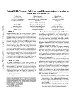 DetectBERT: Towards Full App-Level Representation Learning to Detect
  Android Malware