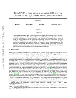 DeepSPoC: A Deep Learning-Based PDE Solver Governed by Sequential
  Propagation of Chaos