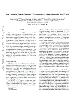 Discriminative Spatial-Semantic VOS Solution: 1st Place Solution for 6th
  LSVOS