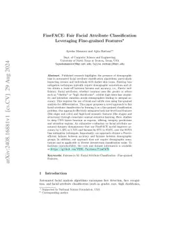 FineFACE: Fair Facial Attribute Classification Leveraging Fine-grained
  Features