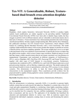 Tex-ViT: A Generalizable, Robust, Texture-based dual-branch cross-attention deepfake detector
