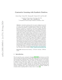 Contrastive Learning with Synthetic Positives