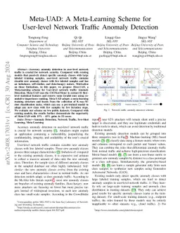 Meta-UAD: A Meta-Learning Scheme for User-level Network Traffic Anomaly Detection