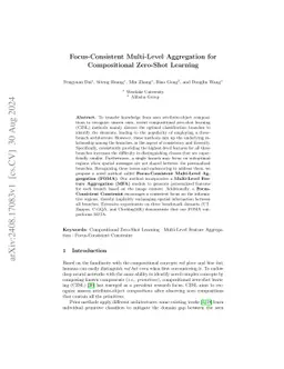 Focus-Consistent Multi-Level Aggregation for Compositional Zero-Shot
  Learning