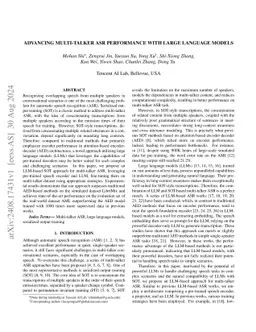 Advancing Multi-talker ASR Performance with Large Language Models