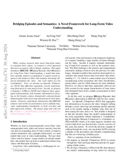 HERMES: temporal-coHERent long-forM understanding with Episodes and Semantics