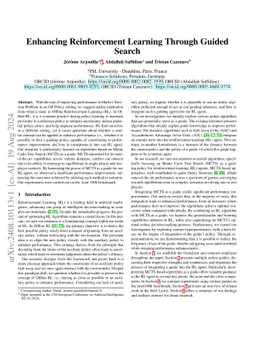 Enhancing Reinforcement Learning Through Guided Search