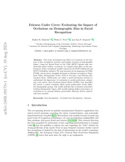 Fairness Under Cover: Evaluating the Impact of Occlusions on Demographic
  Bias in Facial Recognition