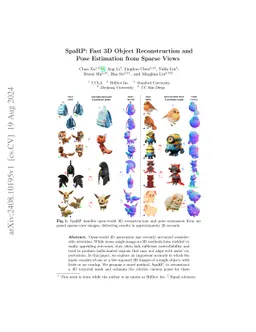 SpaRP: Fast 3D Object Reconstruction and Pose Estimation from Sparse
  Views