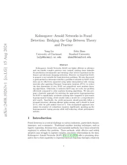 Kolmogorov Arnold Networks in Fraud Detection: Bridging the Gap Between
  Theory and Practice