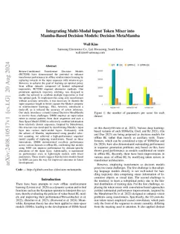 Integrating Multi-Modal Input Token Mixer Into Mamba-Based Decision Models: Decision MetaMamba