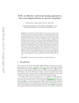 XCB: an effective contextual biasing approach to bias cross-lingual
  phrases in speech recognition