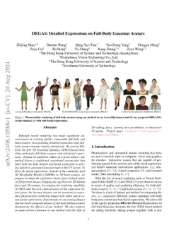 DEGAS: Detailed Expressions on Full-Body Gaussian Avatars