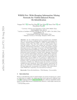 WRIM-Net: Wide-Ranging Information Mining Network for Visible-Infrared
  Person Re-Identification