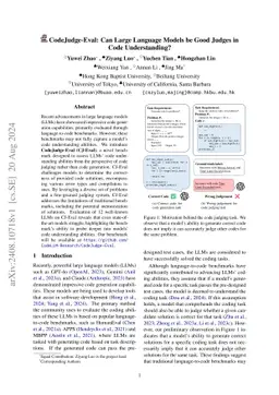 CodeJudge-Eval: Can Large Language Models be Good Judges in Code
  Understanding?
