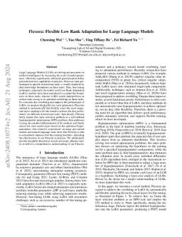 Flexora: Flexible Low Rank Adaptation for Large Language Models
