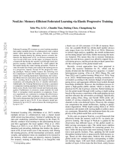 NeuLite: Memory-Efficient Federated Learning via Elastic Progressive
  Training