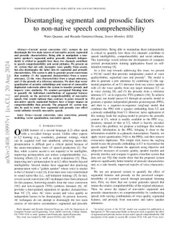 Disentangling segmental and prosodic factors to non-native speech
  comprehensibility