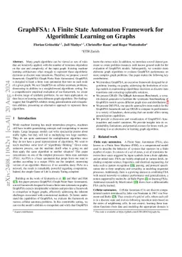 GraphFSA: A Finite State Automaton Framework for Algorithmic Learning on
  Graphs