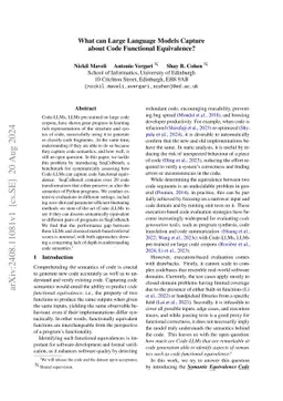 What can Large Language Models Capture about Code Functional Equivalence?
