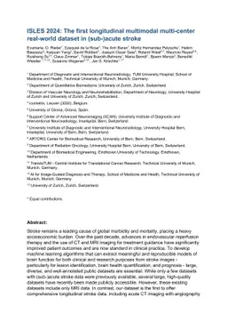 ISLES'24 -- A Real-World Longitudinal Multimodal Stroke Dataset