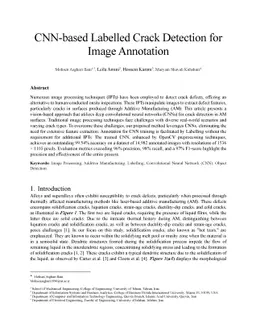 CNN-based Labelled Crack Detection for Image Annotation