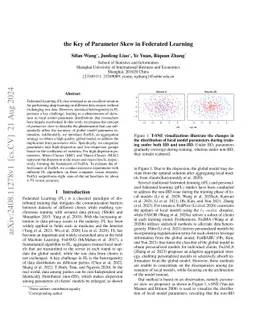 The Key of Parameter Skew in Federated Learning