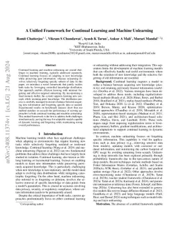 A Unified Framework for Continual Learning and Machine Unlearning