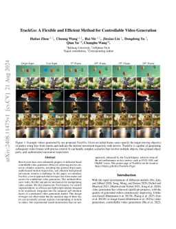 TrackGo: A Flexible and Efficient Method for Controllable Video Generation