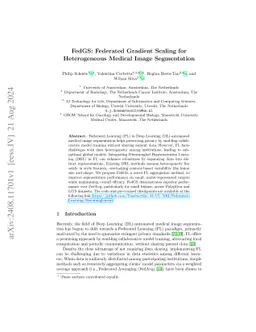 FedGS: Federated Gradient Scaling for Heterogeneous Medical Image
  Segmentation