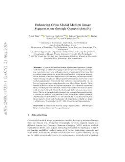 Enhancing Cross-Modal Medical Image Segmentation through
  Compositionality
