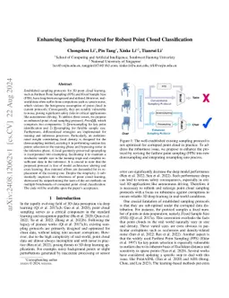 Enhancing Sampling Protocol for Point Cloud Classification Against Corruptions