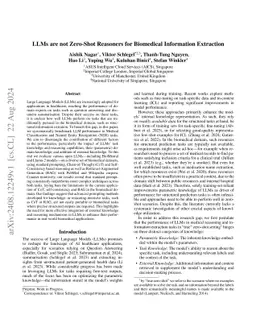 LLMs are not Zero-Shot Reasoners for Biomedical Information Extraction