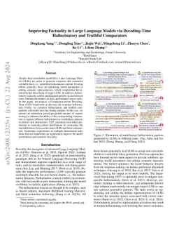 Improving Factuality in Large Language Models via Decoding-Time Hallucinatory and Truthful Comparators
