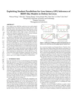 Exploiting Student Parallelism for Efficient GPU Inference of BERT-like Models in Online Services